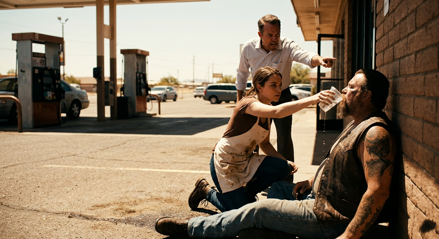 She saved a dying biker… Then her boss did the unthinkable