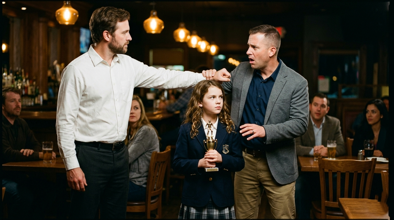 She Gave Her Trophy to Her Stepdad — Then Her Biological Father Tried to Grab Her